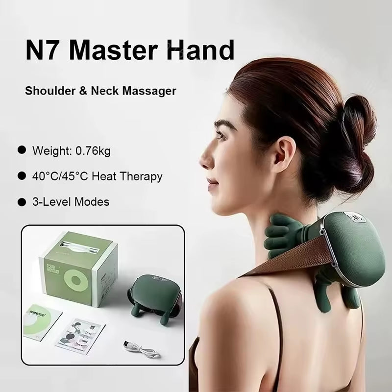 RelaxaWrap™ – 4D Heated Neck & Shoulder Massager