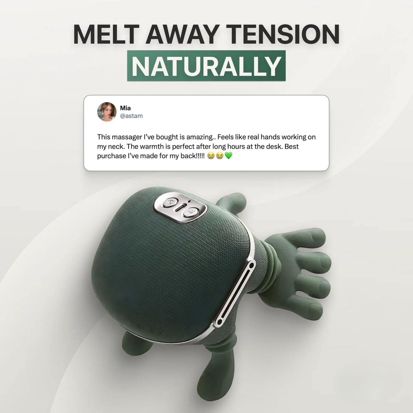 RelaxaWrap™ – 4D Heated Neck & Shoulder Massager