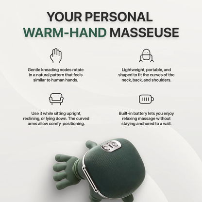 RelaxaWrap™ – 4D Heated Neck & Shoulder Massager