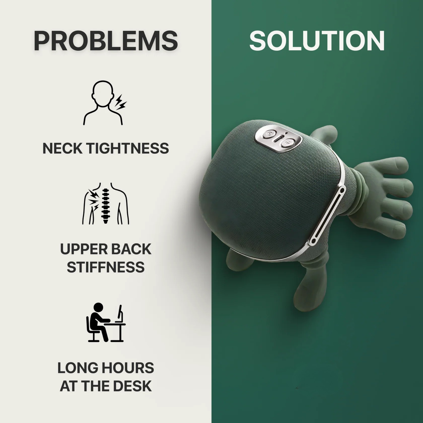 RelaxaWrap™ – 4D Heated Neck & Shoulder Massager